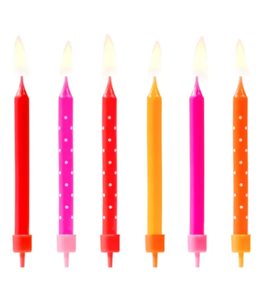 Geburtstagskerzen BUNT von PartyDeco